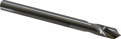 Value Collection - 1/4" Body Diam, 90°, 3" OAL, Solid Carbide Spotting Drill - Eagle Tool & Supply