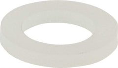 Made in USA - 5/16" Screw, Grade 6/6 Nylon Standard Flat Washer - 8.05mm ID x 1/2" OD, 1.57mm Thick - Eagle Tool & Supply