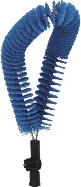 Vikan - Polyester Clean In Place Brush - 2-1/2" Bristle Length, 20" Long x 2-1/2" Wide Head, Blue - Eagle Tool & Supply