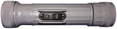 Fulton - Krypton Bulb, Industrial/Tactical Flashlight - Gray Plastic Body, 2 D Batteries Not Included - Eagle Tool & Supply