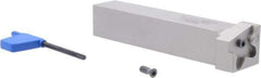 Iscar - External Thread, 0.3937" Max Depth of Cut, 1.4mm Min Groove Width, 5-1/2" OAL, Right Hand Indexable Grooving Cutoff Toolholder - 1" Shank Height x 1" Shank Width, PENTA 34.. Insert Style, PCHP Toolholder Style, Series PentaCut - Eagle Tool & Supply