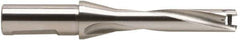 Guhring - 15.5 to 15.87mm Diam, 5xD, 80mm Max Depth, 20mm Shank Diam, 100mm Flute, 154mm OAL, Replaceable Tip Drill - HT 800 WP Insert, 155 Seat Size, Series 4043 - Eagle Tool & Supply