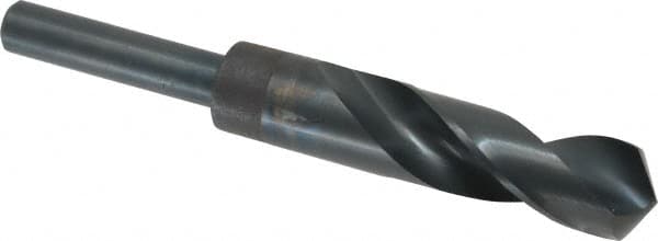 Chicago-Latrobe - 55/64" Drill, 118° Point, High Speed Steel Silver Deming & Reduced Shank Drill Bit - Eagle Tool & Supply