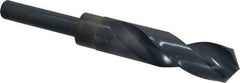 Chicago-Latrobe - 7/8" Drill, 118° Point, High Speed Steel Silver Deming & Reduced Shank Drill Bit - Oxide Finish, 6" OAL, Straight Shank, 3-1/8" Flute Length, Right Hand Cut, Standard Point, Spiral Flute, Regular Spiral - Eagle Tool & Supply