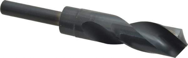 Chicago-Latrobe - 31/32" Drill, 118° Point, High Speed Steel Silver Deming & Reduced Shank Drill Bit - Oxide Finish, 6" OAL, Straight Shank, 3-1/8" Flute Length, Right Hand Cut, Standard Point, Spiral Flute, Regular Spiral - Eagle Tool & Supply
