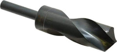 Chicago-Latrobe - 1-21/64" Drill, 118° Point, High Speed Steel Silver Deming & Reduced Shank Drill Bit - Oxide Finish, 6" OAL, Straight Shank, 3-1/8" Flute Length, Right Hand Cut, Standard Point, Spiral Flute, Regular Spiral - Eagle Tool & Supply