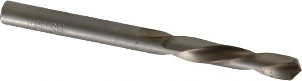 Chicago-Latrobe - #13 118° Spiral Flute High Speed Steel Screw Machine Drill Bit - Bright Finish, Left Hand Cut, 1-1/8" Flute Length, 2-3/16" OAL, Standard Point, Straight Shank - Eagle Tool & Supply