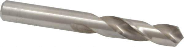 Chicago-Latrobe - 25/64" 118° Spiral Flute High Speed Steel Screw Machine Drill Bit - Bright Finish, Right Hand Cut, 1-7/8" Flute Length, 3-1/4" OAL, Standard Point, Straight Shank - Eagle Tool & Supply