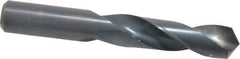 Chicago-Latrobe - 41/64" 118° Spiral Flute High Speed Steel Screw Machine Drill Bit - Oxide Finish, Right Hand Cut, 2-7/8" Flute Length, 4-1/2" OAL, Standard Point, Straight Shank - Eagle Tool & Supply