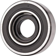 SKF - 45mm Bore Diam, 85mm OD, Double Seal Self Aligning Radial Ball Bearing - 23mm Wide, 2 Rows, Round Bore, 2,380 Lb Static Capacity, 7,310 Lb Dynamic Capacity - Eagle Tool & Supply