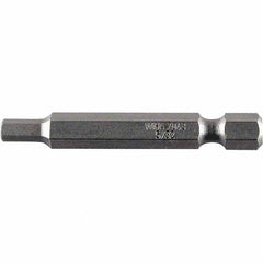 Wiha - 0.109" Power Bit - 1/4" Drive, 2" OAL - Eagle Tool & Supply