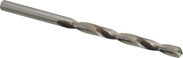 Chicago-Latrobe - #1 118° High Speed Steel Jobber Drill - Bright Finish, Right Hand Cut, Spiral Flute, Straight Shank, 3-7/8" OAL, Standard Point - Eagle Tool & Supply