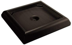 Rubbermaid - Black Plastic Weighted Base - Compatible with 45 & 65 Gal Containers, 24-1/2" Long, 6" High - Eagle Tool & Supply