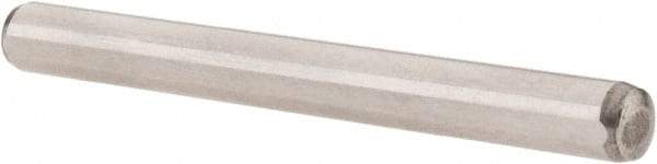 Value Collection - 6mm Diam x 60mm Pin Length Alloy Steel Pull Out Dowel Pin - C 57-63 Hardness, 1 Rounded & 1 Threaded End - Eagle Tool & Supply