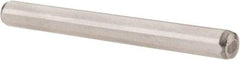 Value Collection - 6mm Diam x 60mm Pin Length Alloy Steel Pull Out Dowel Pin - C 57-63 Hardness, 1 Rounded & 1 Threaded End - Eagle Tool & Supply