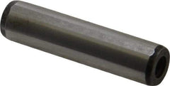 Value Collection - 12mm Diam x 50mm Pin Length Alloy Steel Pull Out Dowel Pin - C 57-63 Hardness, 1 Rounded & 1 Threaded End - Eagle Tool & Supply