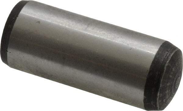 Value Collection - 16mm Diam x 40mm Pin Length Alloy Steel Pull Out Dowel Pin - C 57-63 Hardness, 1 Rounded & 1 Threaded End - Eagle Tool & Supply