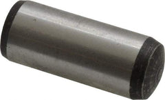Value Collection - 16mm Diam x 40mm Pin Length Alloy Steel Pull Out Dowel Pin - C 57-63 Hardness, 1 Rounded & 1 Threaded End - Eagle Tool & Supply