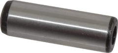 Value Collection - 16mm Diam x 50mm Pin Length Alloy Steel Pull Out Dowel Pin - C 57-63 Hardness, 1 Rounded & 1 Threaded End - Eagle Tool & Supply