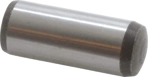 Value Collection - 20mm Diam x 50mm Pin Length Alloy Steel Pull Out Dowel Pin - C 57-63 Hardness, 1 Rounded & 1 Threaded End - Eagle Tool & Supply