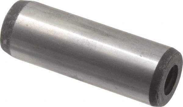 Value Collection - 20mm Diam x 60mm Pin Length Alloy Steel Pull Out Dowel Pin - C 57-63 Hardness, 1 Rounded & 1 Threaded End - Eagle Tool & Supply