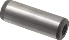 Value Collection - 20mm Diam x 60mm Pin Length Alloy Steel Pull Out Dowel Pin - C 57-63 Hardness, 1 Rounded & 1 Threaded End - Eagle Tool & Supply