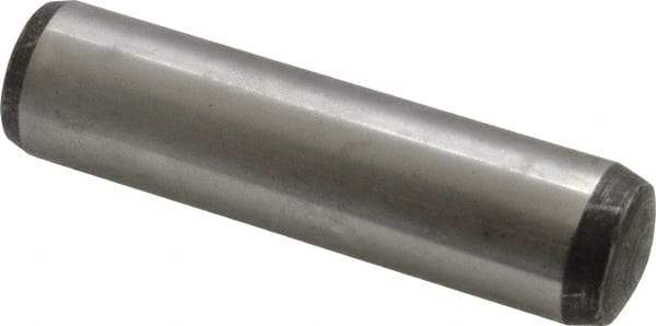 Value Collection - 20mm Diam x 80mm Pin Length Alloy Steel Pull Out Dowel Pin - C 57-63 Hardness, 1 Rounded & 1 Threaded End - Eagle Tool & Supply