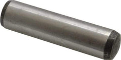 Value Collection - 20mm Diam x 80mm Pin Length Alloy Steel Pull Out Dowel Pin - C 57-63 Hardness, 1 Rounded & 1 Threaded End - Eagle Tool & Supply