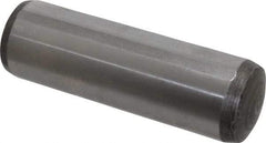 Value Collection - 25mm Diam x 80mm Pin Length Alloy Steel Pull Out Dowel Pin - C 57-63 Hardness, 1 Rounded & 1 Threaded End - Eagle Tool & Supply