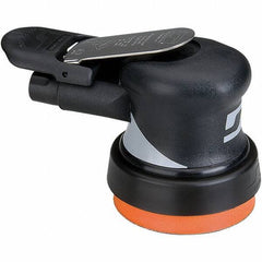 Dynabrade - 18 CFM Air Consumption, Palm Air Orbital Sander - Round Pad, - Eagle Tool & Supply