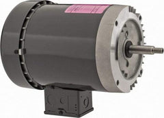 US Motors - 1/2 hp, TEFC Enclosure, No Thermal Protection, 3,500 RPM, 208-230/460 Volt, 60 Hz, Three Phase Standard Efficient Motor - Size 56J Frame, Rigid Mount, 1 Speed, Ball Bearings, 2-1.8/0.9 Full Load Amps, F Class Insulation, Reversible - Eagle Tool & Supply