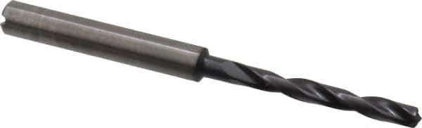 Guhring - #25 140° Solid Carbide Jobber Drill - FIREX Finish, Right Hand Cut, Spiral Flute, Straight Shank, 74mm OAL, SU Point - Eagle Tool & Supply
