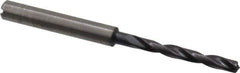 Guhring - #25 140° Solid Carbide Jobber Drill - FIREX Finish, Right Hand Cut, Spiral Flute, Straight Shank, 74mm OAL, SU Point - Eagle Tool & Supply