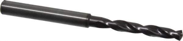 Guhring - #13 140° Solid Carbide Jobber Drill - FIREX Finish, Right Hand Cut, Spiral Flute, Straight Shank, 74mm OAL, SU Point - Eagle Tool & Supply