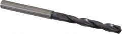 Guhring - 5.4mm 140° Solid Carbide Jobber Drill - FIREX Finish, Right Hand Cut, Spiral Flute, Straight Shank, 82mm OAL, SU Point - Eagle Tool & Supply