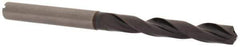 Guhring - 5.7mm 140° Solid Carbide Jobber Drill - FIREX Finish, Right Hand Cut, Spiral Flute, Straight Shank, 82mm OAL, SU Point - Eagle Tool & Supply
