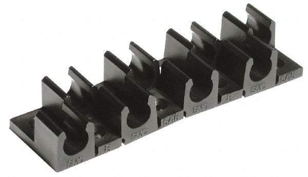 SMC PNEUMATICS - Multitube Holder - Black, 6 Slots - Eagle Tool & Supply