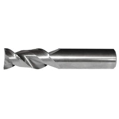 Kennametal - 5/8", 2 Flute, Single End, Solid Carbide, 0.03" Corner Radius End Mill - 5" OAL, 45° Helix, Right Hand Flute, 2-1/4" LOC, Right Hand Cut - Eagle Tool & Supply