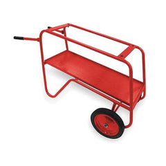 Rothenberger - 1/2" to 2" Pipe Capacity, Thread Machine Cart with Stationary Head - 30" High, 400 Lb Capacity - Eagle Tool & Supply