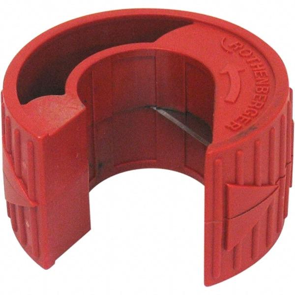 Rothenberger - 3/4" Pipe Capacity, Pipe Cutter - Cuts Plastic, PVC, CPVC, 2" OAL - Eagle Tool & Supply