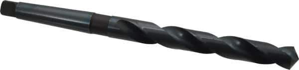 Chicago-Latrobe - 23/32", 2MT 118° Point High Speed Steel Taper Shank Drill Bit - Oxide Finish, 5-5/8" Flute Length, 9-1/2" OAL, Spiral Flute, Series 110 - Eagle Tool & Supply