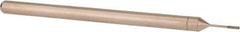 Made in USA - 3/32" Head Thickness CBN Grinding Pin - 1/8" Shank Diam x 2" Shank Length, Coarse Grade - Eagle Tool & Supply
