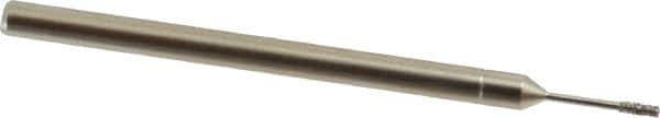 Made in USA - 1/8" Head Thickness CBN Grinding Pin - 1/8" Shank Diam x 1-7/8" Shank Length, Coarse Grade - Eagle Tool & Supply