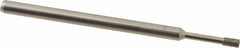 Made in USA - 5/32" Head Thickness CBN Grinding Pin - 1/8" Shank Diam x 1-3/4" Shank Length, Coarse Grade - Eagle Tool & Supply