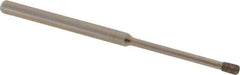 Made in USA - 5/32" Head Thickness CBN Grinding Pin - 1/8" Shank Diam x 1-1/4" Shank Length - Eagle Tool & Supply