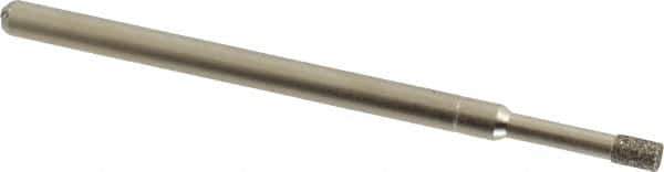 Made in USA - 5/32" Head Thickness CBN Grinding Pin - 1/8" Shank Diam x 1-3/4" Shank Length, Coarse Grade - Eagle Tool & Supply