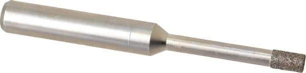 Made in USA - 0.141" Head Diam x 1/4" Head Thickness CBN Grinding Pin - 1/4" Shank Diam x 1-1/4" Shank Length, Coarse Grade - Eagle Tool & Supply