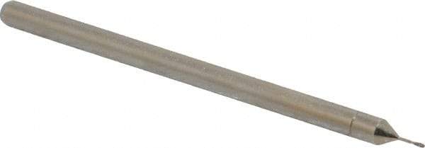 Made in USA - 1/16" Head Thickness CBN Grinding Pin - 1/8" Shank Diam x 2-1/8" Shank Length, Coarse Grade - Eagle Tool & Supply