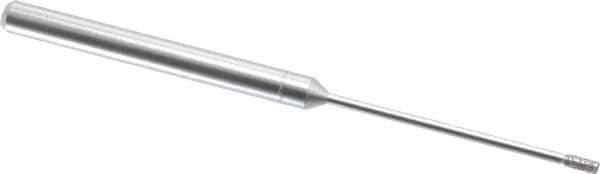 Made in USA - 1/8" Head Thickness Diamond (Abrasive) Grinding Pin - 1/8" Shank Diam x 1-1/4" Shank Length, Coarse/Fine Grade - Eagle Tool & Supply