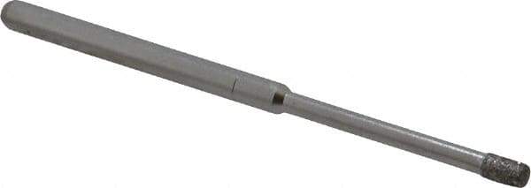 Made in USA - 5/32" Head Thickness Diamond (Abrasive) Grinding Pin - 1/8" Shank Diam x 1-1/4" Shank Length, Coarse Grade - Eagle Tool & Supply
